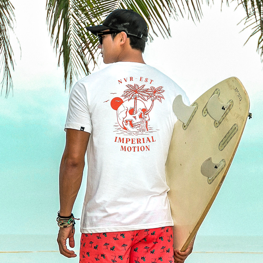 IMPERIAL MOTION SHORT SLEEVE T-SHIRT KOREA DIRECT MARKETING SPORT CASUAL MALE SHORT SLEEVE BLOUSE MST644IM 