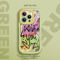 Suitable for iPhone15Pro mobile phone case transparent and high-end Apple 14 fashion lens all-inclusive 12Promax niche new anti-fall 11 creative cream shell 13 simple protective cover