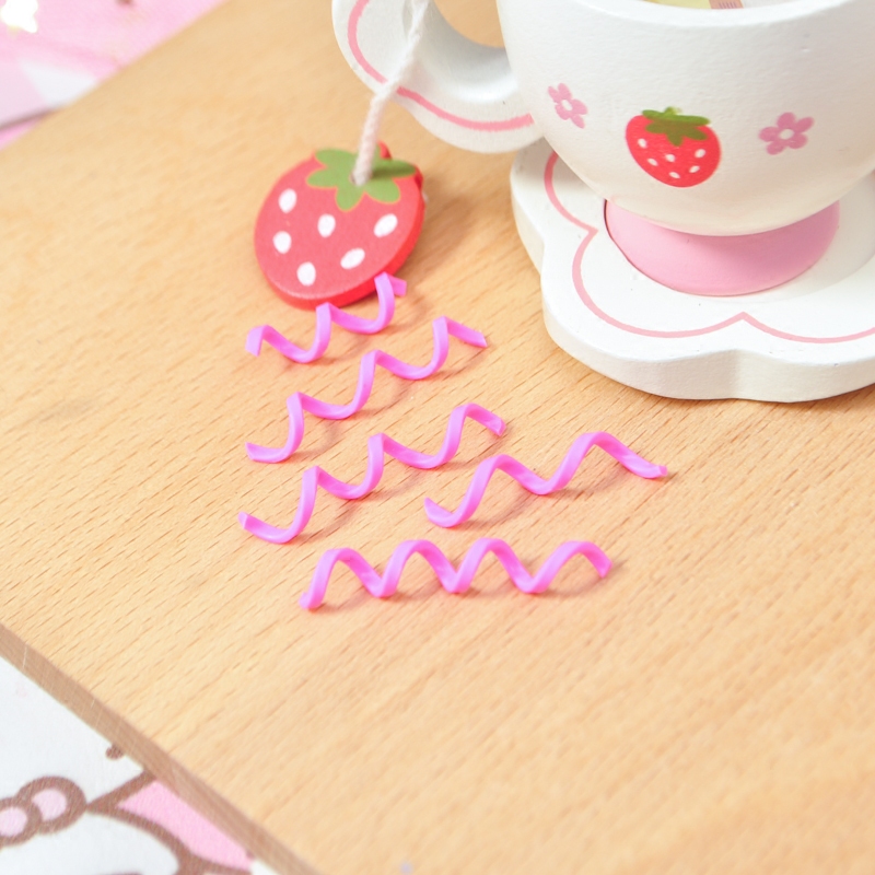 Simulation accessories chocolate coils of DIY ls Simulation food play clay cake superfine rolls club spring roll bar