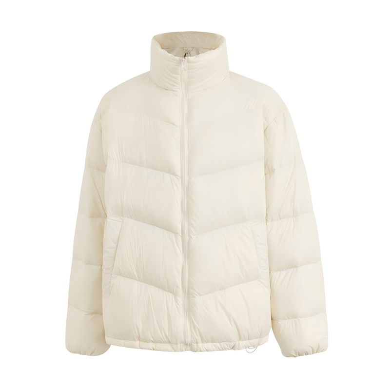 美特斯邦威羽绒服情侣款秋冬季短款舒适保暖立领面包夹克外套上衣