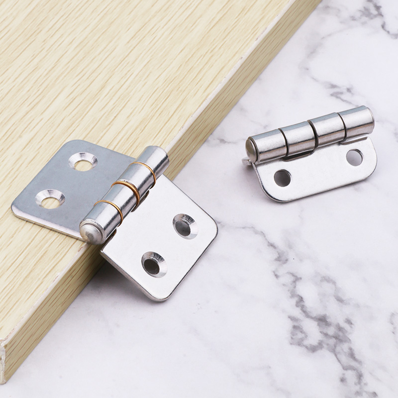 Thickened stainless steel hinge hardware folding 180 degrees flat open mini loose leaf cabinet door Heavy hinge hinge Daquan