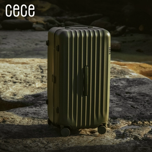 [Жесткая коробка для конфет] cece2026 новый легкий 24-дюймовый чемодан на молнии для путешествий 28-дюймовая тележка с пластиковым каркасом