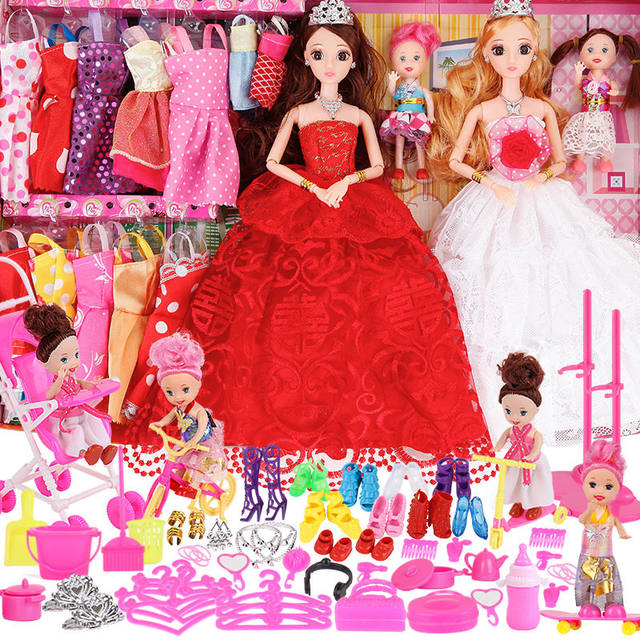 barbie doll full set