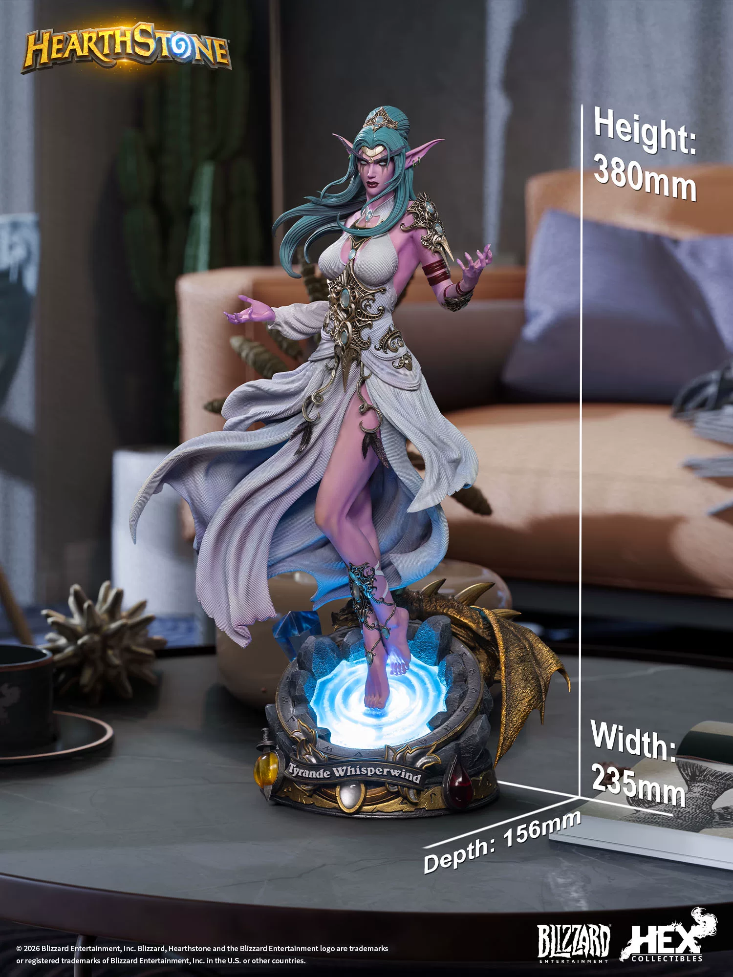 [Pre-order] Blizzard game peripherals Hearthstone Tyrande Whisperwind 1/6 collection statue