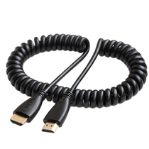 HDMI coil spring telescopic wire male-to-male high-quality hdmi HD video cable