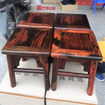 Large Red Acid Branches Single Plate Rich Bench Removable Old Red Wood Mortise And Mortise Structure Casual Change of stool Stool Small Stool