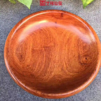 Myanmar Flowers Pear Wood Fruit Pan Solid Wood Tea Cup Cushion Small Dish Swing Piece Home Gift Big Fruit Purple Sandalwood Berry Fruit Tray