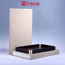 Purple Light Sandalwood Embedding Bronze Tea Tray Red Wood Old Stock Kung Fu Tea Set Full Tenon and mortise and structure Inlaid Copper Dovetail Mortise and Crafts