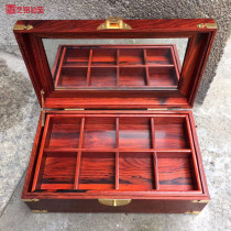 Large Red Acid Branches Double Carry double Jewelry Containing Box New Wedding Gift Red Wood Containing box Bedroom Pendulum containing