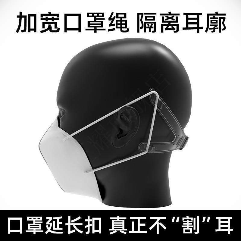 The five-speed adjustment length of the mask buckle is suitable for long-term wearing of the mask, ear pain, the elderly and children