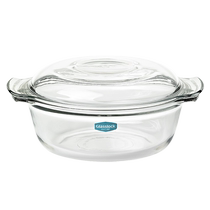 (Self-operated) Glasslock Korean imported double-ear noodle soup bowl glass salad bowl with lid microwave oven heat-resistant