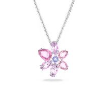 (Self-operated) Swarovski GEMA Necklace Womens Flower Shape Clavicle Chain Light Luxury Niche
