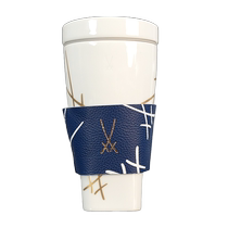 (Self-operated) German MEISSEN porcelain nova series golden double sword coffee cup cup set