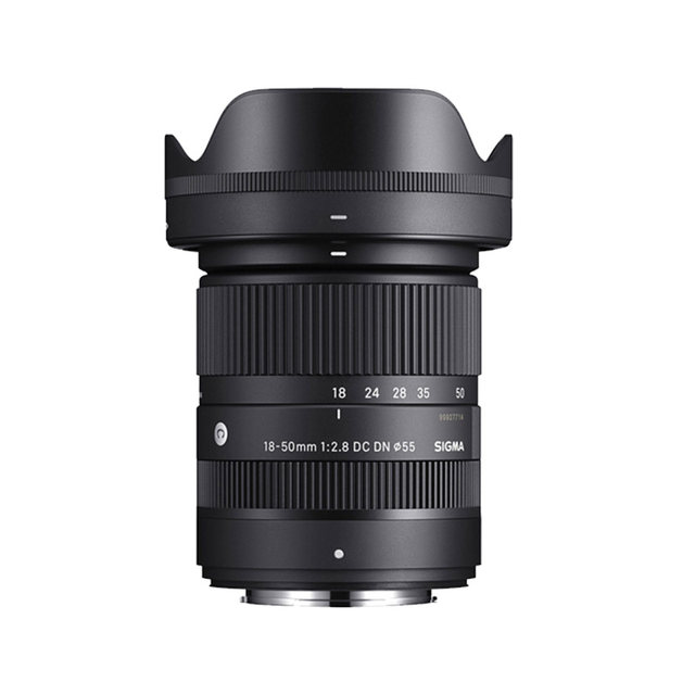 Sigma 18-50mmF2.8DCDN half-frame mirrorless lens ຊູມຮູຮັບແສງກວ້າງ 1850