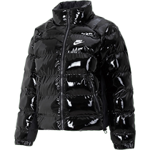 (自营)Nike耐克棉服女装外套户外亮面运动服连帽保暖夹克FQ3575