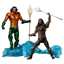 (Self-operated) Beast Kingdom DC Justice League Aquaman Arthur action figure model peripherals