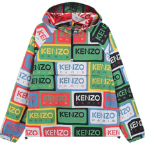 (Self-operated) Kenzo Spring and Autumn Mens Womens Hooded Half-Zip Windbreaker Pullover Jacket 5BL053 9NG