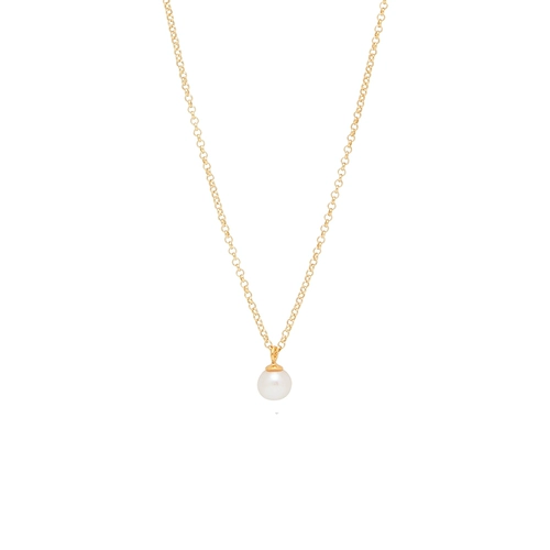 Универсальное модное брендовое ожерелье из жемчуга, золотая подвеска, серебро 925 пробы