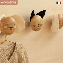French nobodinoz children secretly pendants home childrens room nursery animals hooks cat cute