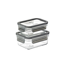 (Self-operated) Glasslock glass crisper lunch box oven baking microwave refrigerator storage sealed box