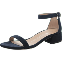 (Self-operated) SW Si Tiweiman womens flat round toe thick mid-heeled sandals NUDISTJUNE NICE