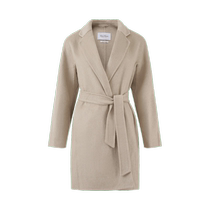 (Self-operated) Second-hand brand new and unused Max Mara womens cashmere mid-length bathrobe style coat