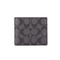 (Self-operated) COACH mens short wallet wallet card bag coin purse gift bag