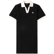 (Self-operated) MLB dress womens fashionable breathable casual polo collar small label sports long skirt 3FOPB0343