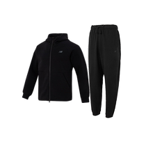 (Self-operated) New Balance Sports Suit Mens Black Hooded Fitness Jacket Leg Training Pants