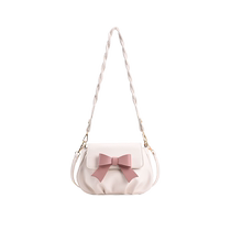 (Self-operated) JANE KLAIN Korean style fashionable one-shoulder bow pleated cloud bag 520 as a gift for your girlfriend