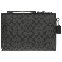 (Self-operated)COACH Large Mens PVC Clutch