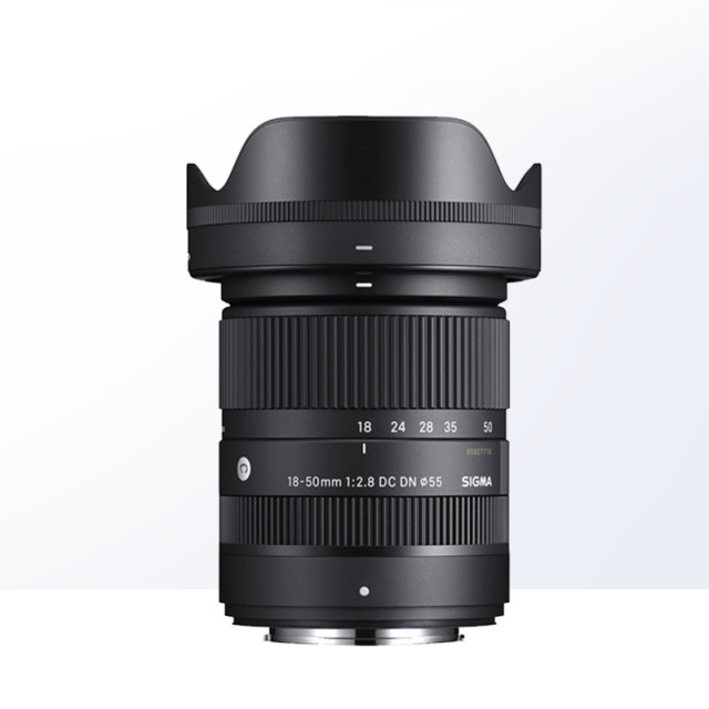 Sigma 18-50mmF2.8DCDN half-frame mirrorless lens ຊູມຮູຮັບແສງກວ້າງ 1850