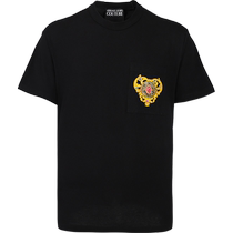 (Self-operated) Versace mens round neck short-sleeved casual summer versatile mens T-shirt