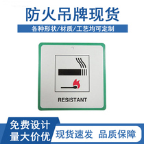 Customized British fire labels (international) paper card tags for clothing and childrens clothing tags customized