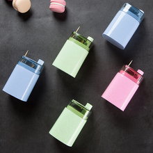 创意按压式弹力牙签盒