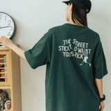 714street Футболка с коротким рукавом, белая приятная телу летняя одежда, парная одежда для влюбленных, короткий рукав