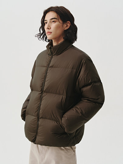 714Street Black Technology Temperature-Locking Warm Loose down Jacket for Men, New Winter Outdoor Windproof down Coat