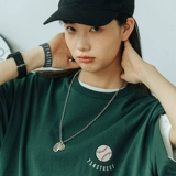 714street Футболка с коротким рукавом, белая приятная телу летняя одежда, парная одежда для влюбленных, короткий рукав