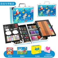 Двойной слой] алюминиевая коробка] динозавры и астронавты+роскошные подарки