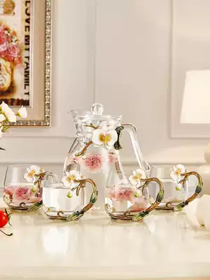 Enamel color water cup set light luxury to send customers female girlfriends leading friends to marry newlyweds to new homes