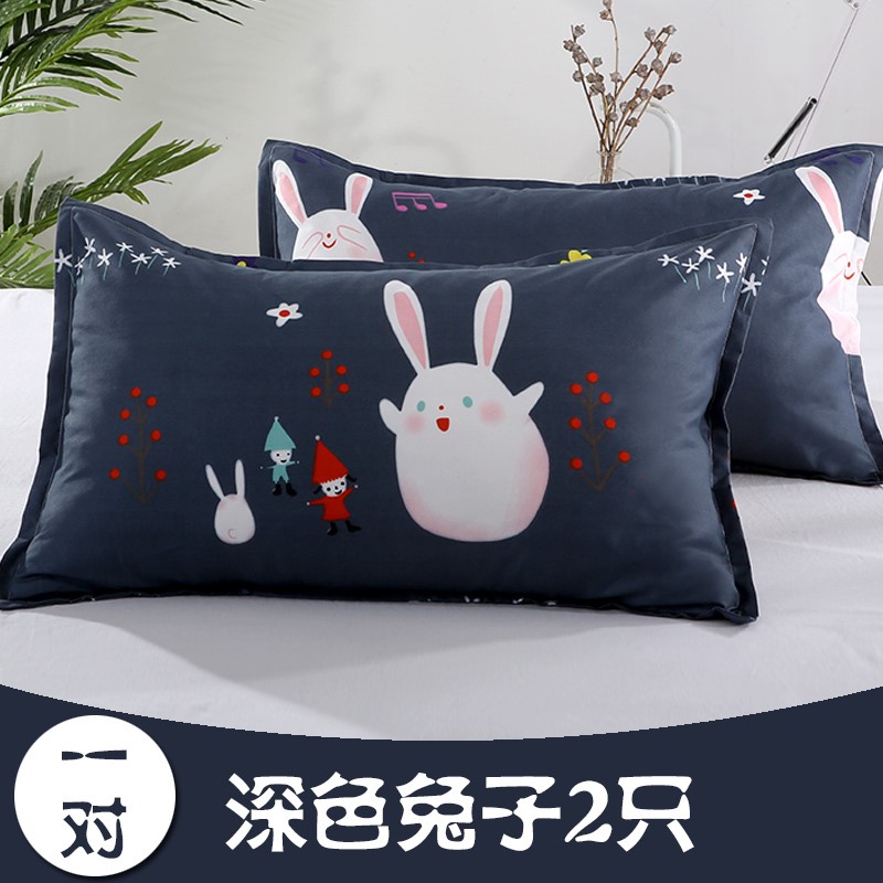 Một cặp gối vỏ gối mùa hè tăng cặp đôi gối đơn với học sinh gối gối bộ mùa hè - Gối trường hợp gối cao su non