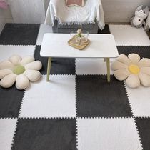 Carpet bedroom full bedside carpet foam splicing mat in the living room with large plush floor mat 60*60cm