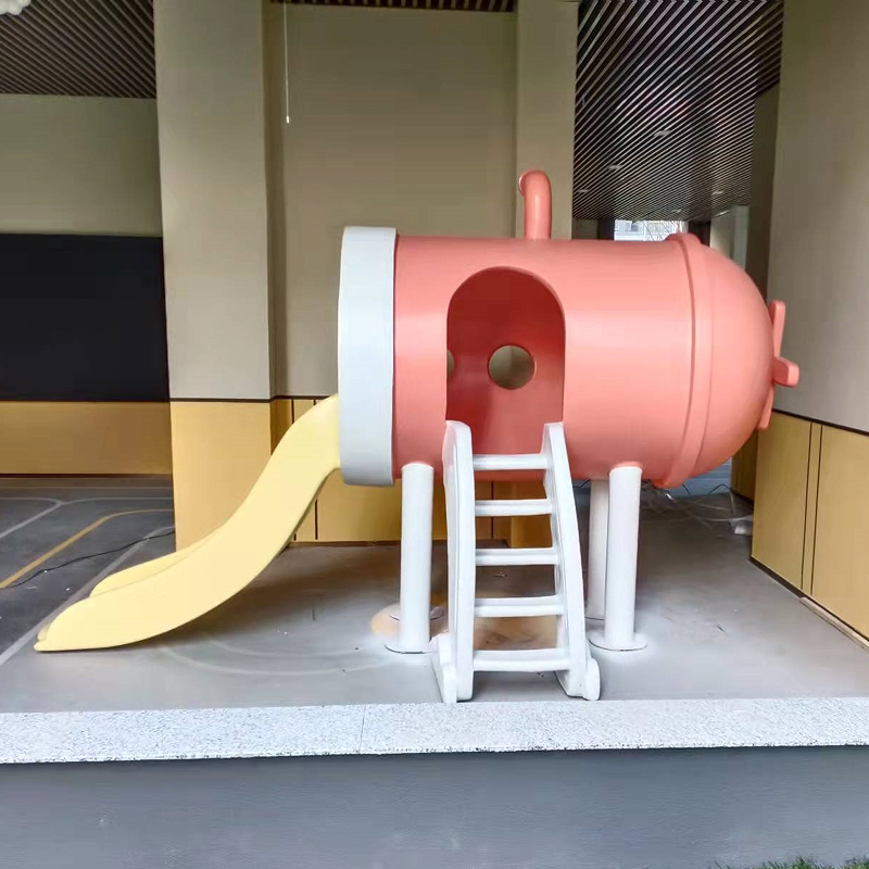 Interior Soft-mounted Slide Slide Terraces GRP Sculptures European And European Style Large Sample Board Room Playgrounds Accessories Hem-Taobao