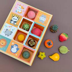 Miniature Simulated Fruit Hole-In-The-Wall Game Children's Small Lottery Blind Box Toy Miniature Watermelon Model Children's Gift