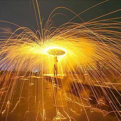 钢丝棉烟火手摇烟花网红手甩仙女棒