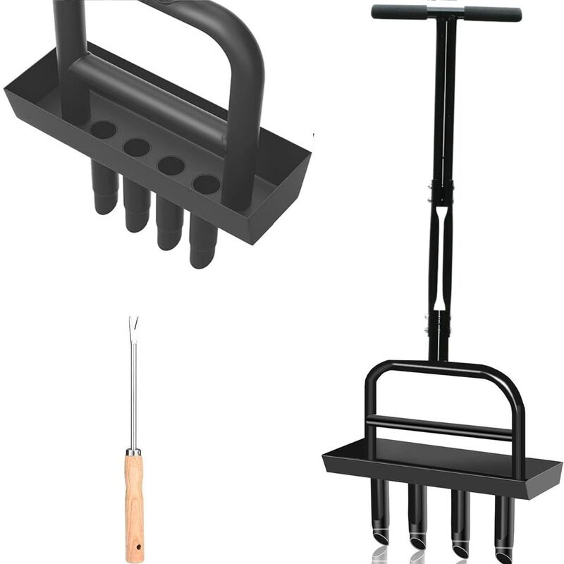 New Model Soil Loosener for Outdoor Gardens, Lawn Aerator, Manual Soil Loosening Tool, Lawn Punching Tool New Model Soil Loosener for Outdoor Gardens, Lawn Aerator, Manual Soil Loosening Tool, Lawn Punching Tool