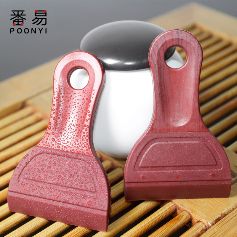 Tea residue cleaning Tea scraper Tea set accessories do not lose hair to wash the tea brush Size number Tea cup tea ceremony plastic tea brush