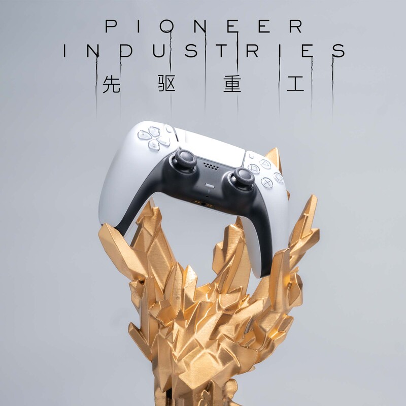 Pioneer Heavy Industries Death Stranding Merchandise: Headphone Stand, Game Controller Stand, Desktop Ornament, Dreamcatcher, Jacket