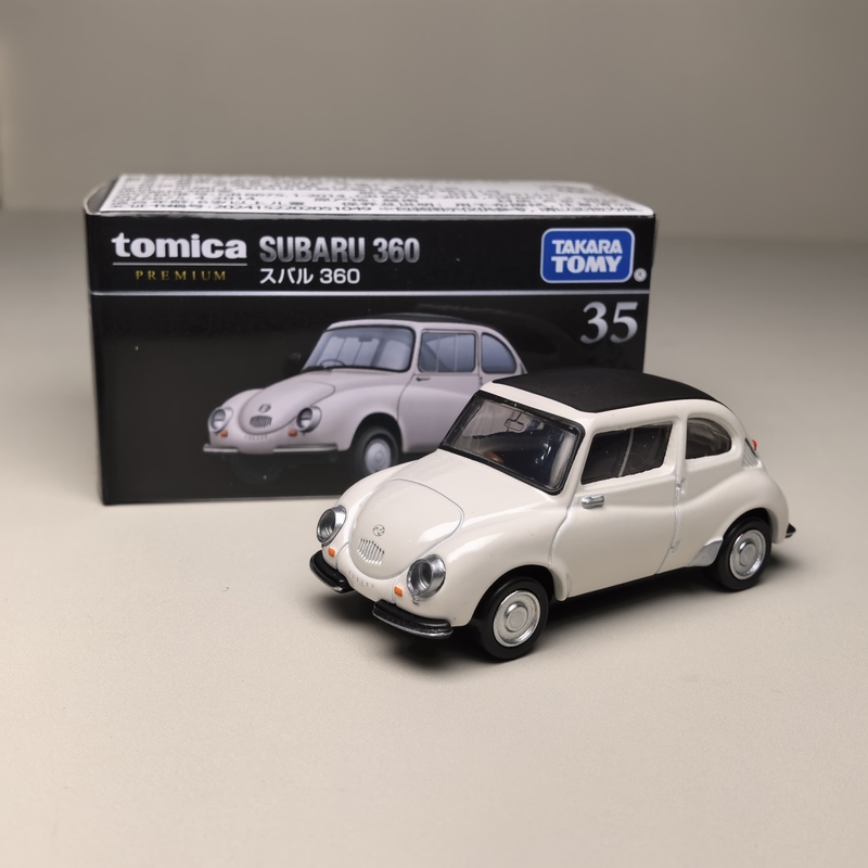 Domeka Black Box Tp35 Subaru360 Small Scale Simulation Alloy Car Model Toy Ornament Collection