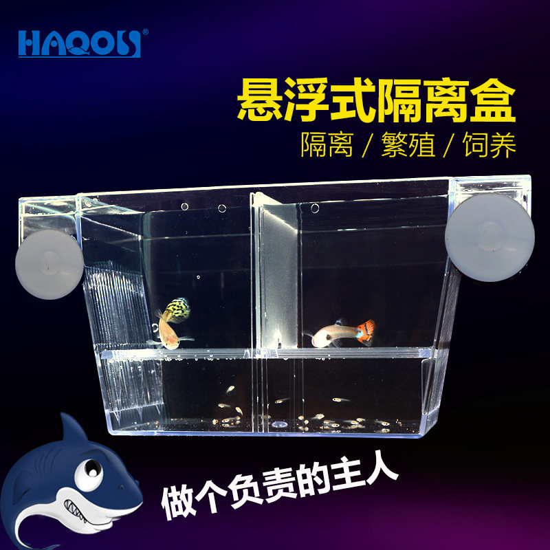 HAQOS Xigao cylinder using acrylic small incubator isolation box Tropical fish delivery room breeding box Incubation box